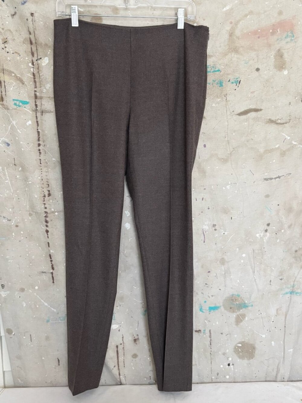 Akris Wool Stretch Slim Trouser Pants